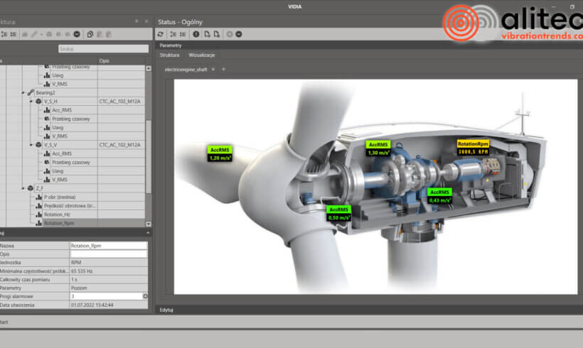 Zdalna diagnostyka parametrów pracy turbin wiatrowych